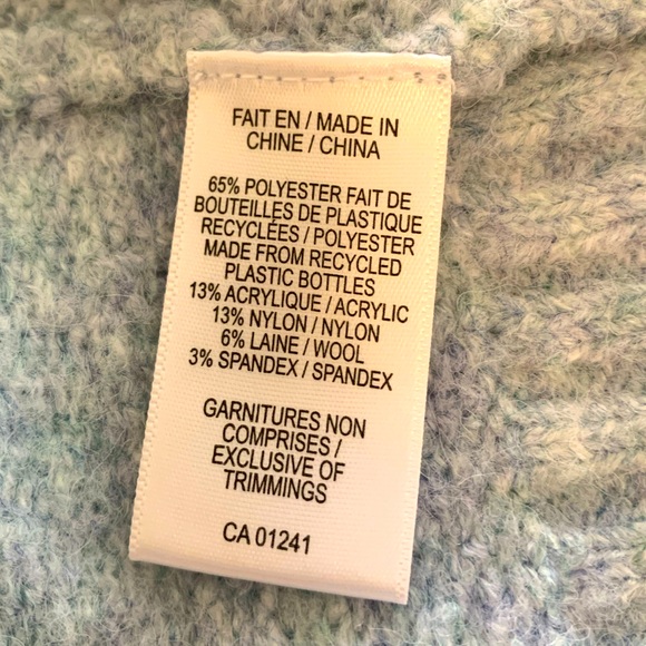 Simon’s Twik Soft Powder Blue Oversize V-Neck Sweater Size L - Picture 4 of 8